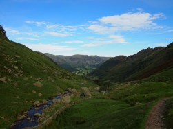 Greenup gill toward Rosthwaite